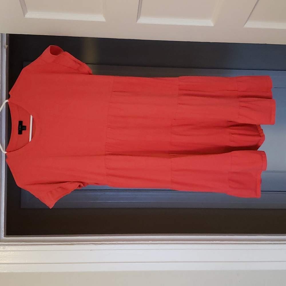 J. Crew Swingy Tiered Jersey Dress